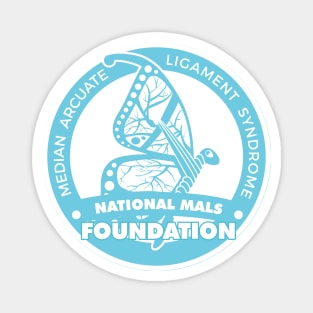 National MALS Foundation Butterfly Logo (Large & Filled) Magnet